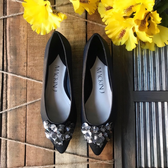 Shoes - 🍀🍀🍀Basic Satin Embellished Ballerina Flat🍀🍀🍀